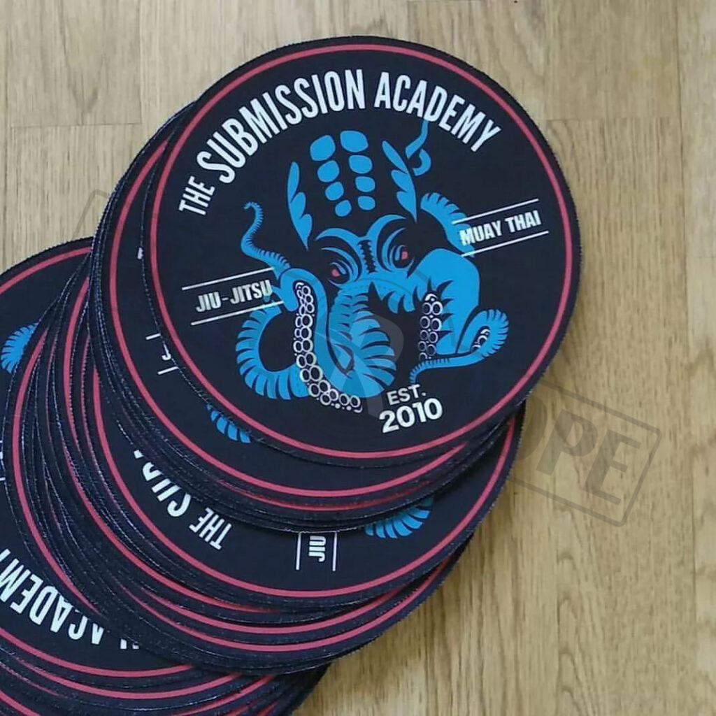 Custom Patch Featuring Martial Arts Motif for BJJ Gis