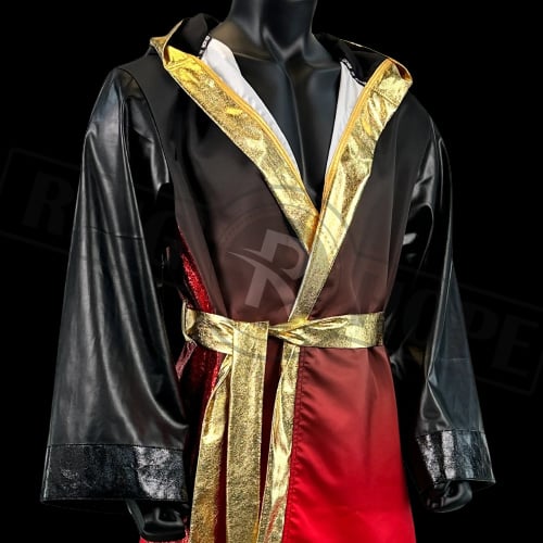 Premium quality boxing robe with a stylish hood
