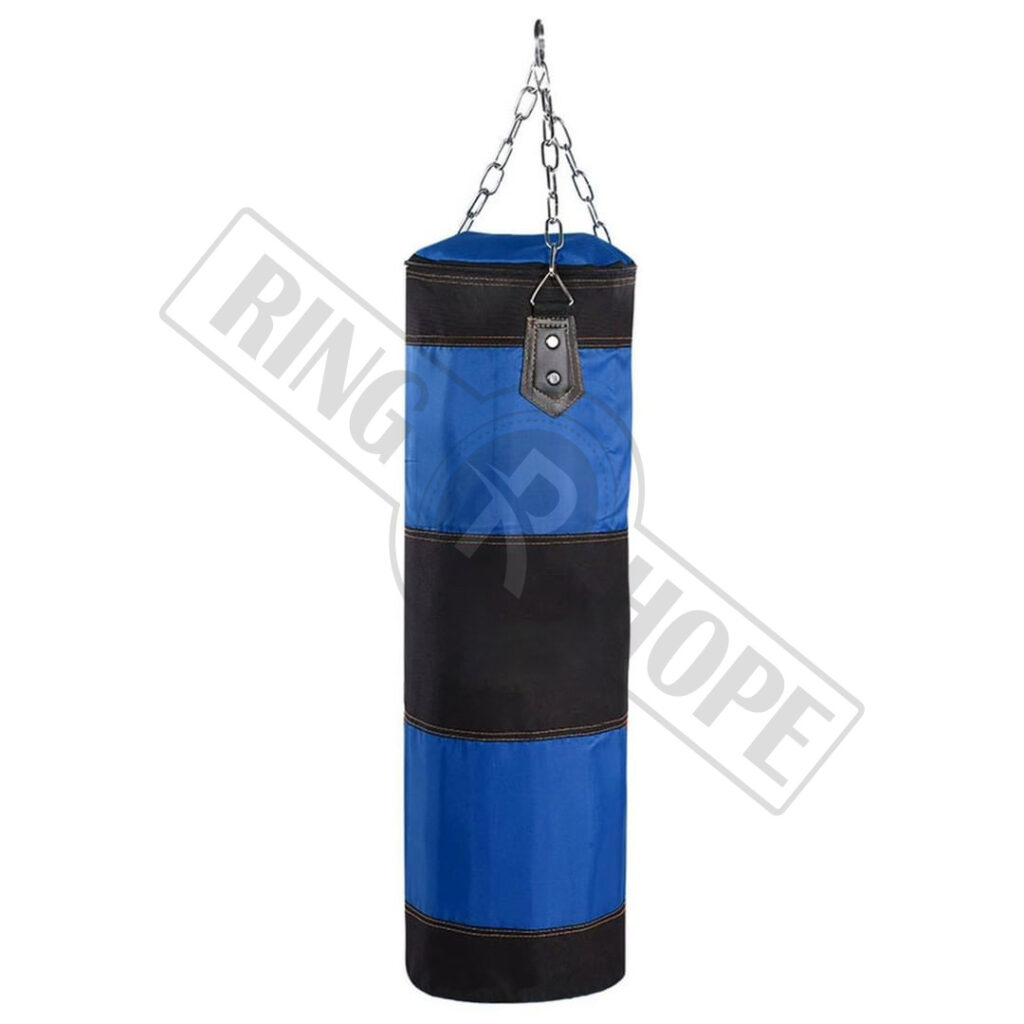 Blue and Black Custom Punching Bags