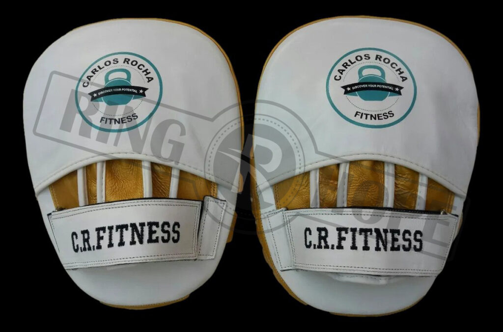 Vibrant custom focus mitts for a standout training experience