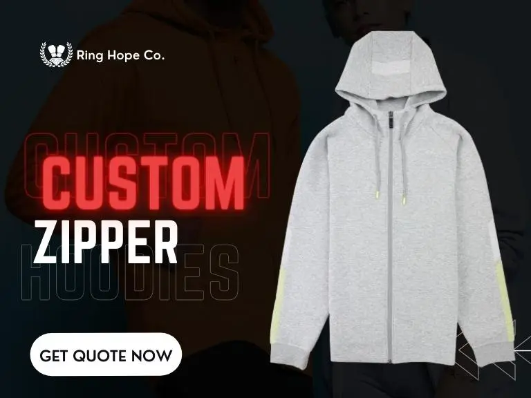 custom gym zipper hoodies