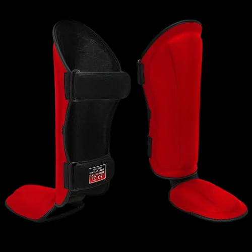 Flexible and lightweight boxing shin guards