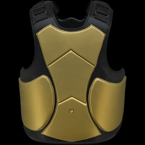 Specialized chest guard for martial arts training