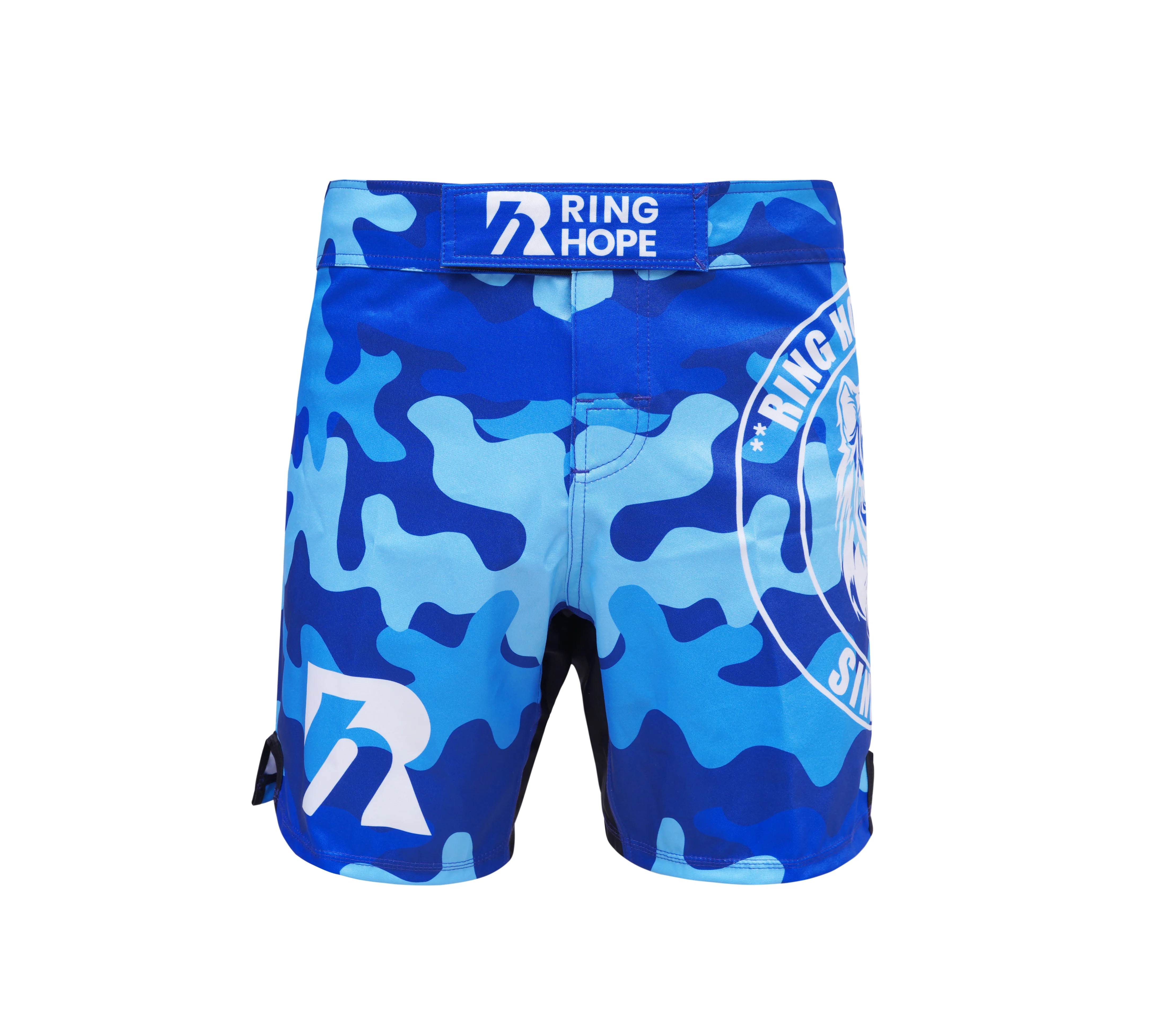 Custom BJJ shorts featuring reinforced stitching for added durability