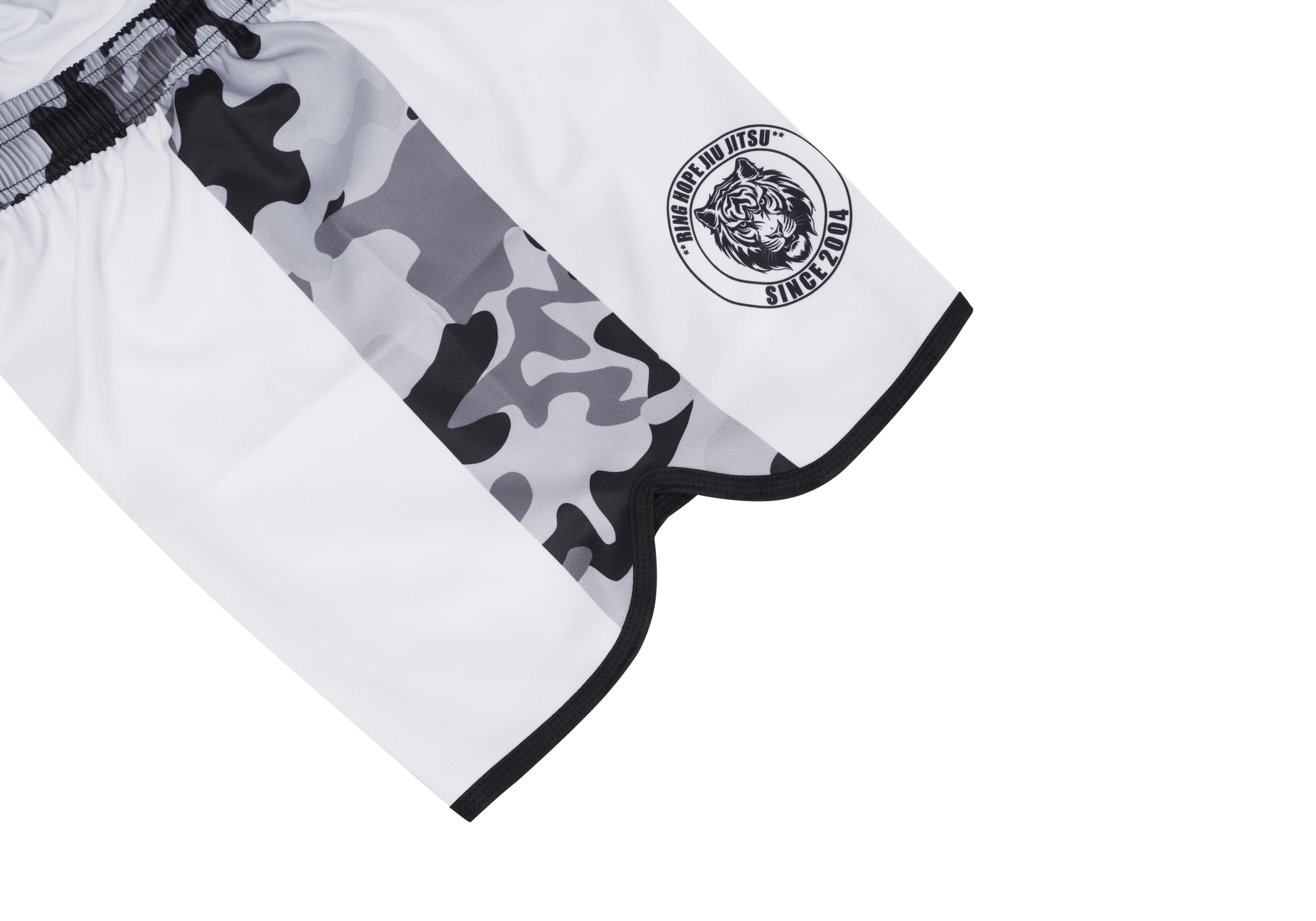 Custom BJJ shorts with a stretchable fabric for unrestricted movement