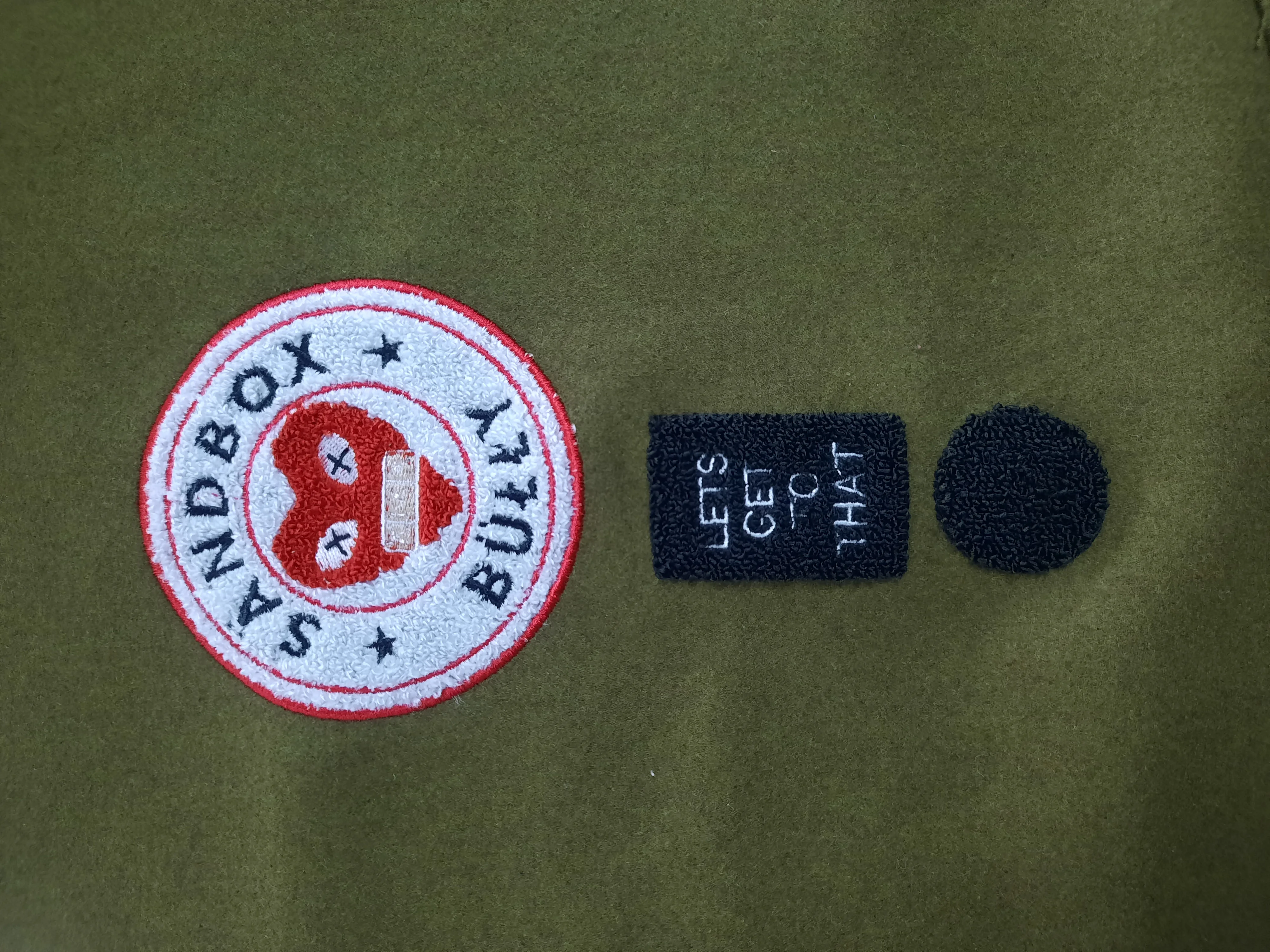 chenille number patches