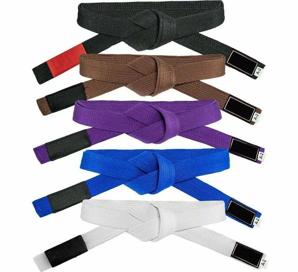 Colorful custom BJJ belt for practitioners