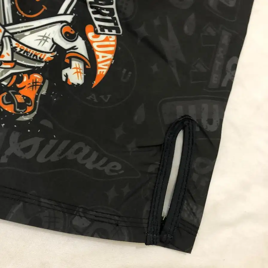 Custom BJJ shorts with a breathable fabric for enhanced airflow