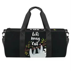 Elevate your style with this printed duffle bag