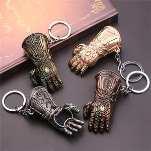 Weightlifting glove keychain with intricate design
