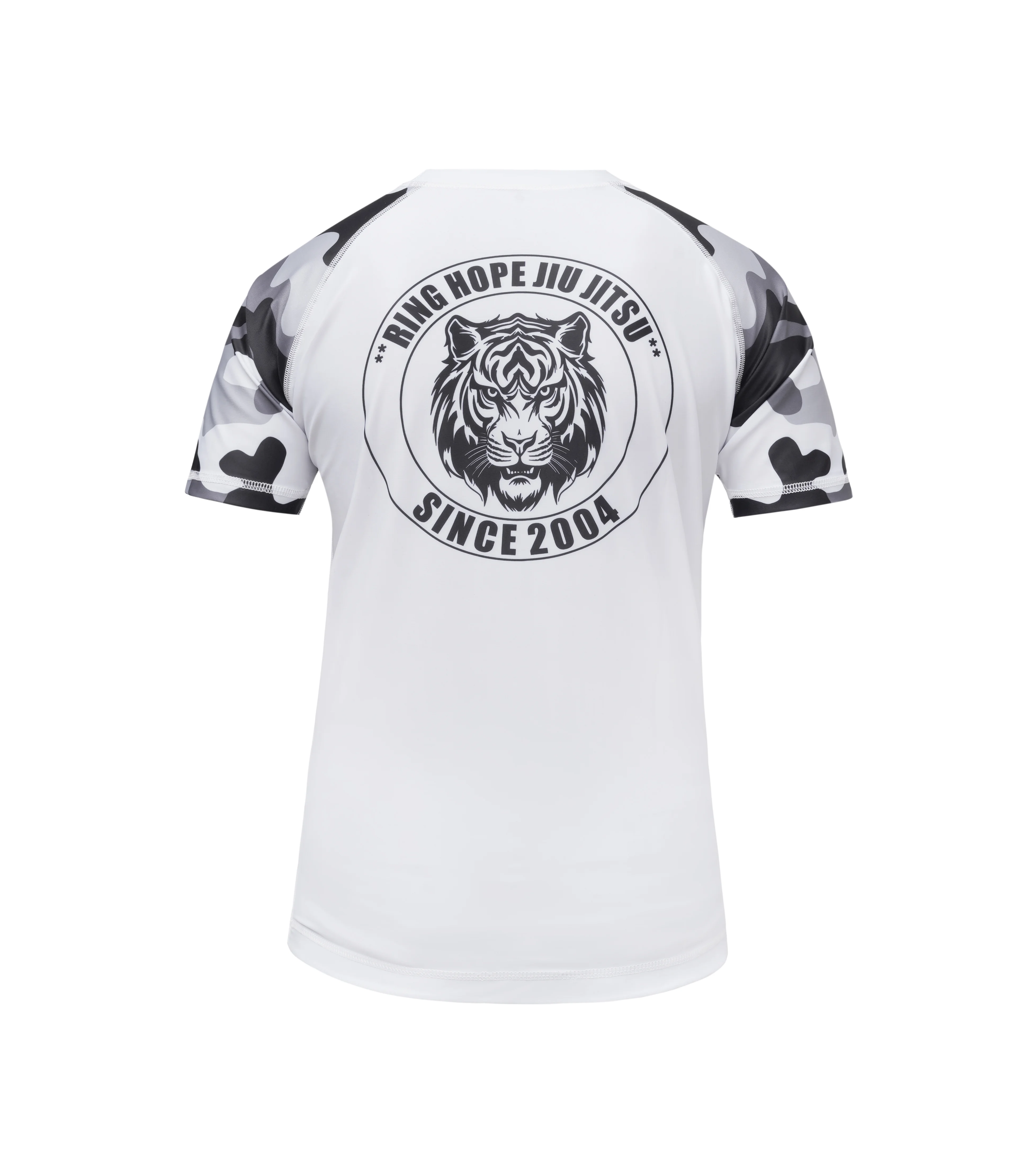 Custom Black and Orange Rash Guard