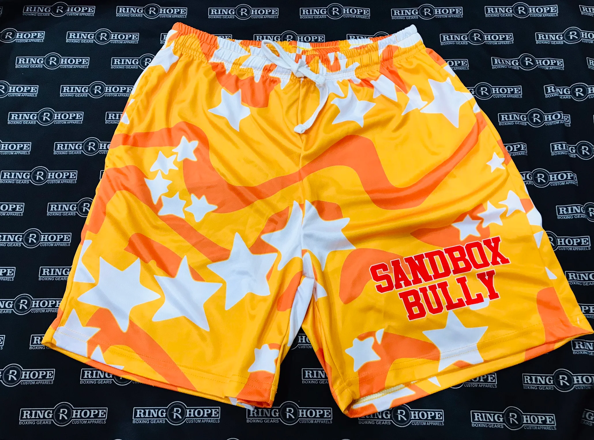 sublimation shorts with a variety of designs