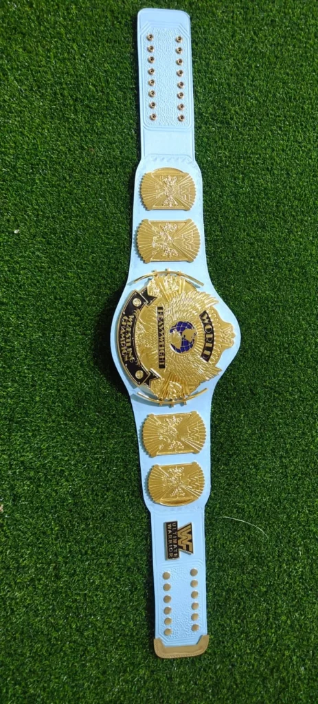 white champion belt
